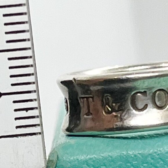 Tiffany & Co 1837 Sterling Silver Ring Band – Size 4 - Picture 8 of 8